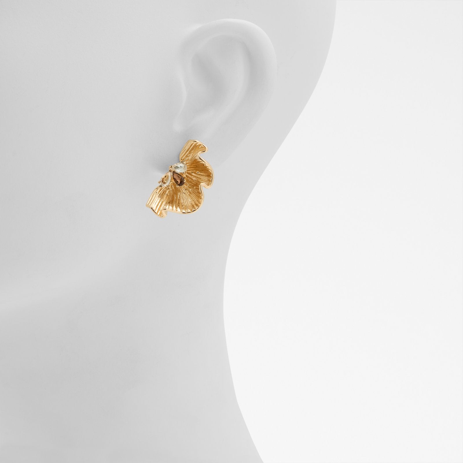 Kadın Gold Rengi Küpe-2