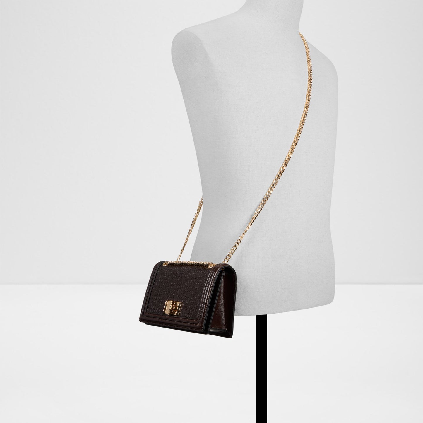 Kadın Kahve Çapraz Çanta-4