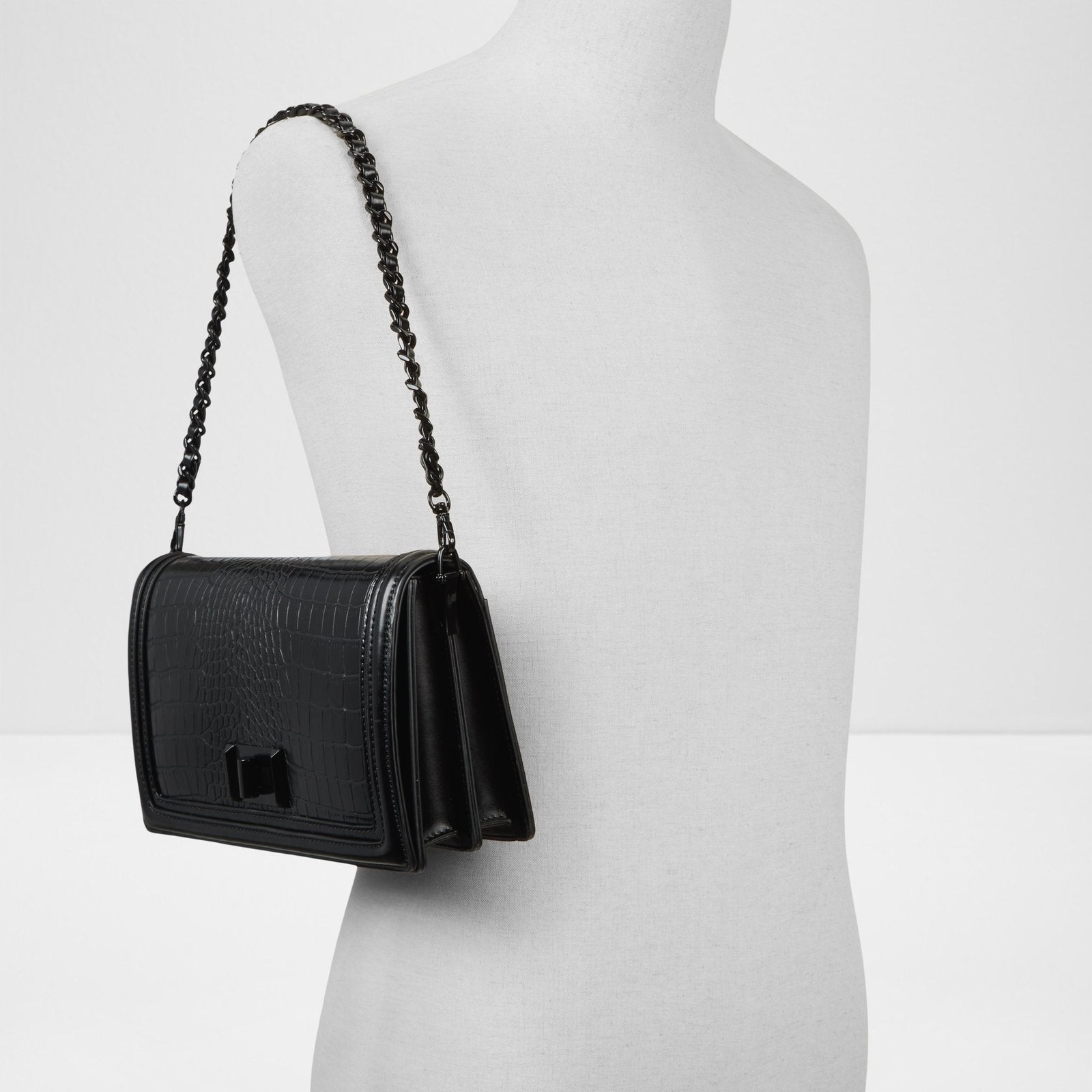 Kadın Siyah Omuz ve El Çantası-4