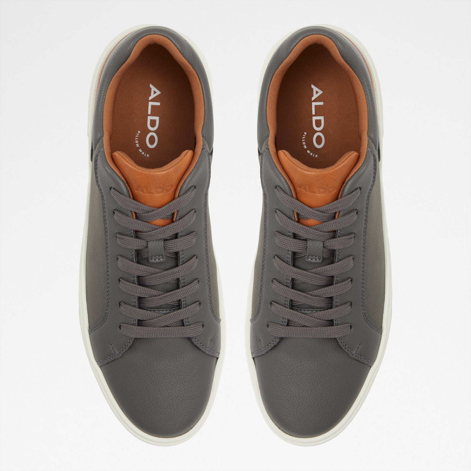 Erkek Gri Bağcıklı Sneaker-6