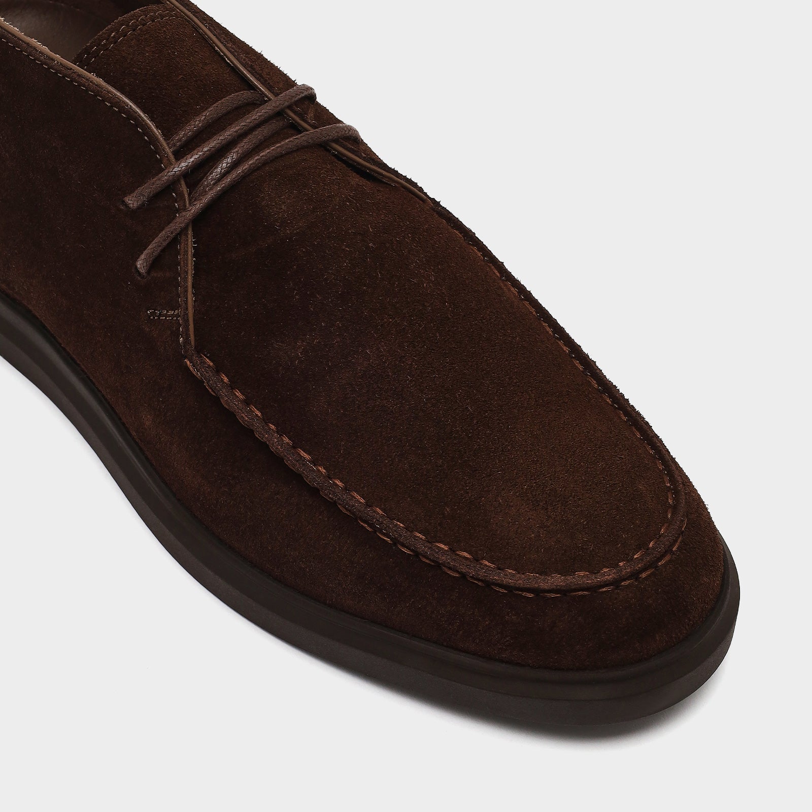 Erkek Kahverengi Hakiki Deri Ayakkabı-5