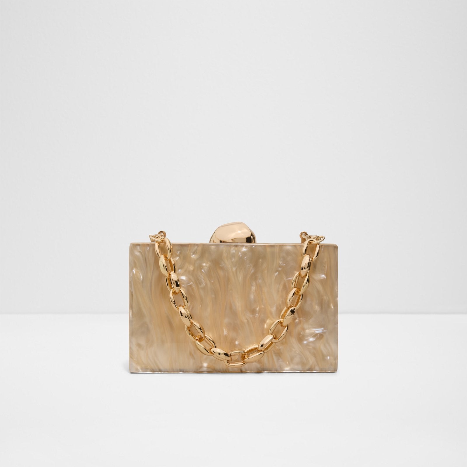 Kadın Natürel Clutch El Çantası-1