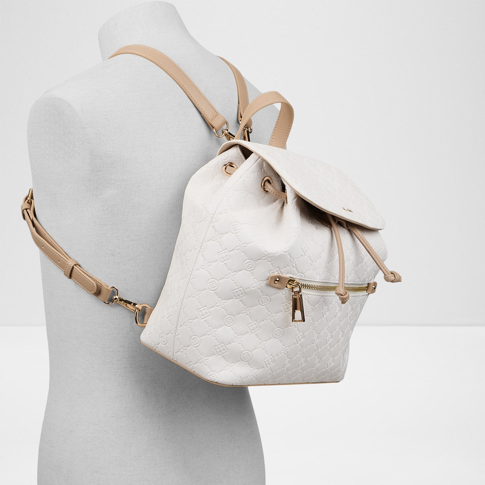 Kadın Beyaz Sırt Çantası-4