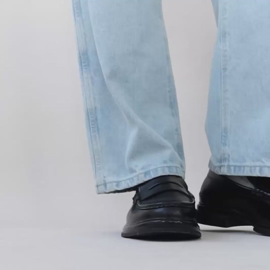 TUCKER Erkek Siyah Loafer