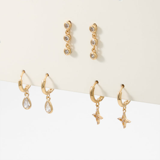 SHANNAA Kadın Gold Rengi Küpe